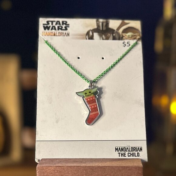 Christmas Grogu Stocking Charm - Picture 1 of 2